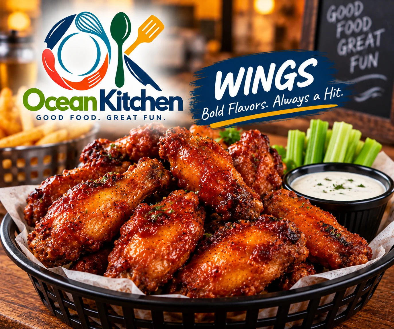 Ocean Kitchen Wings